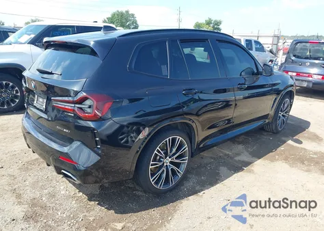 2022 BMW X3 xDrive30I z USA, uszkodzony, nr VIN 5UX53DP00N9K09850